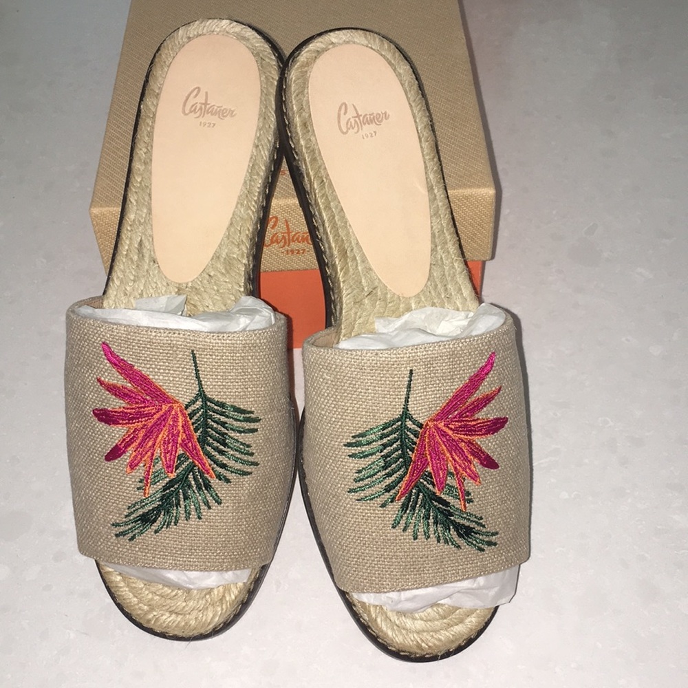 Gorgeous Linen & Jute Sandals From Castaner